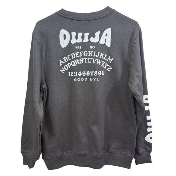 Ouija Other - Ouija Crewneck Sweatshirt Cotton/Polyester Gray Small Graphic Print